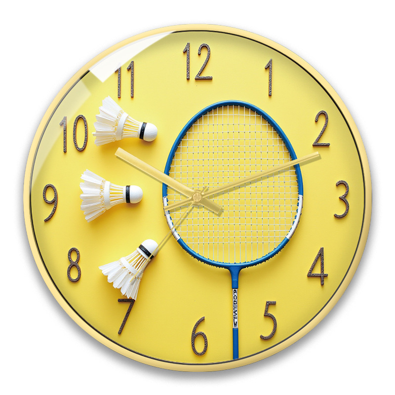 Badminton Hall Wall Clock Gymn - Badminton Hall 评论和价格
