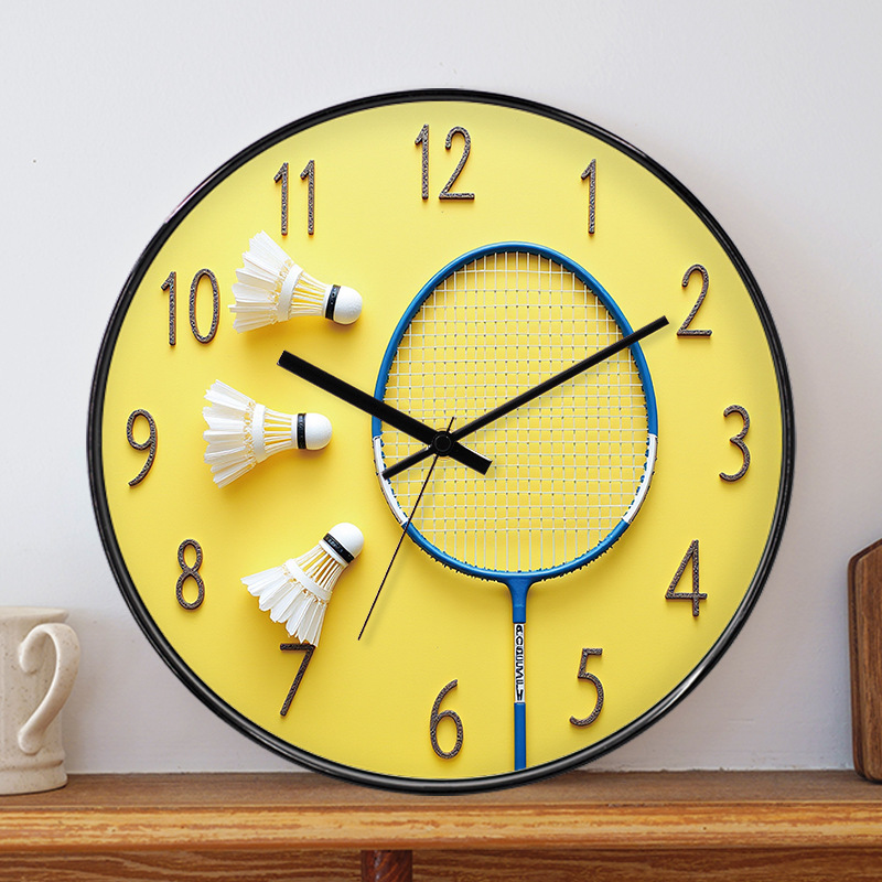 Badminton Hall Wall Clock Gymn - Badminton Hall 评论和价格